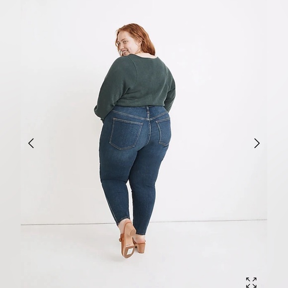 Madewell Plus Curvy High-Rise Skinny Jeans in Lanette